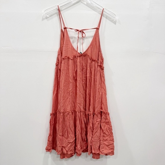 Wild Fable Spaghetti Strap Flowy Sun Dress Tie-Back XL - Picture 2 of 8